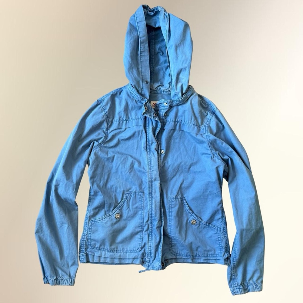 Arizona Jean Company Light Blue Hooded Jacket